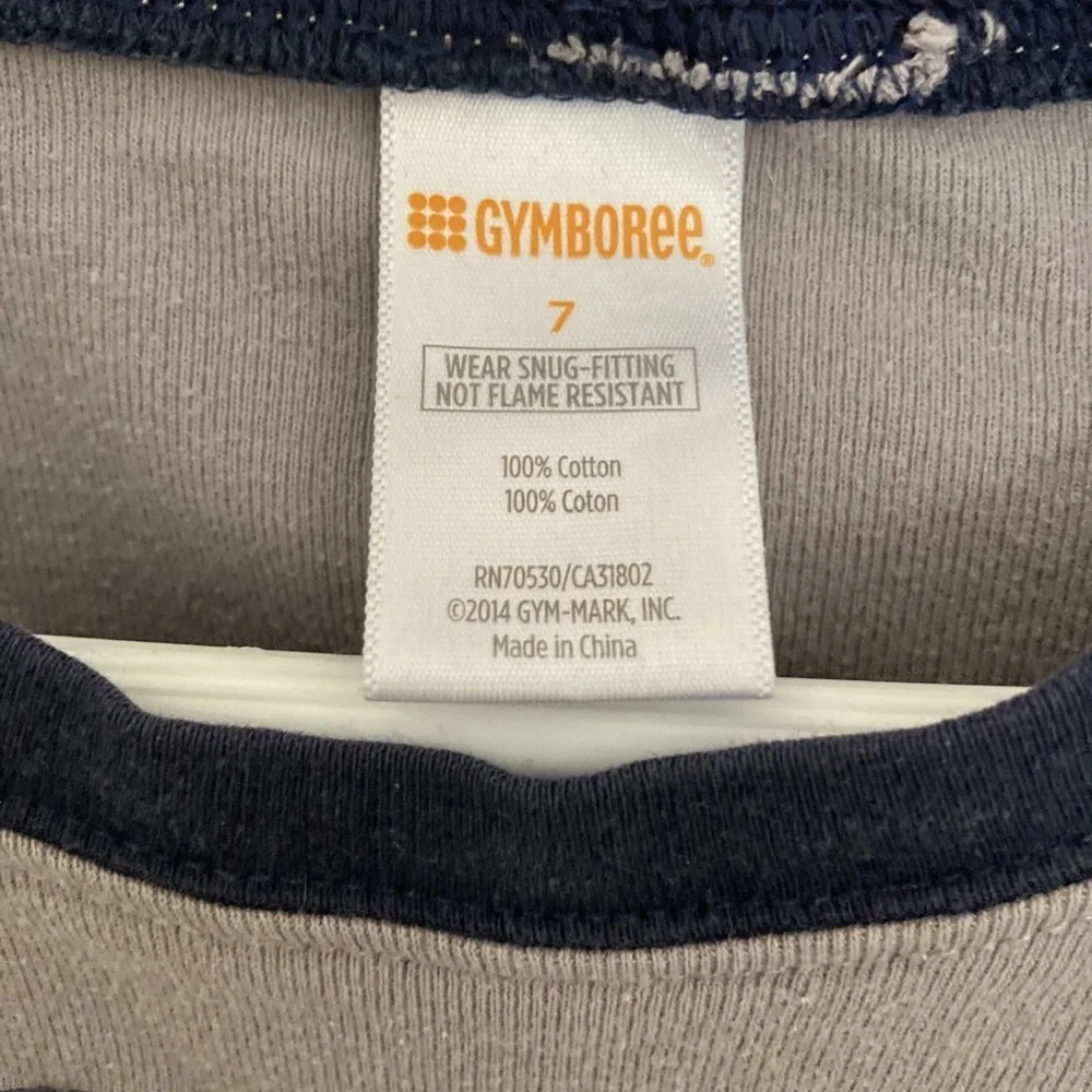 Gymboree Long Sleeve & Pants Basketball Pajamas 7